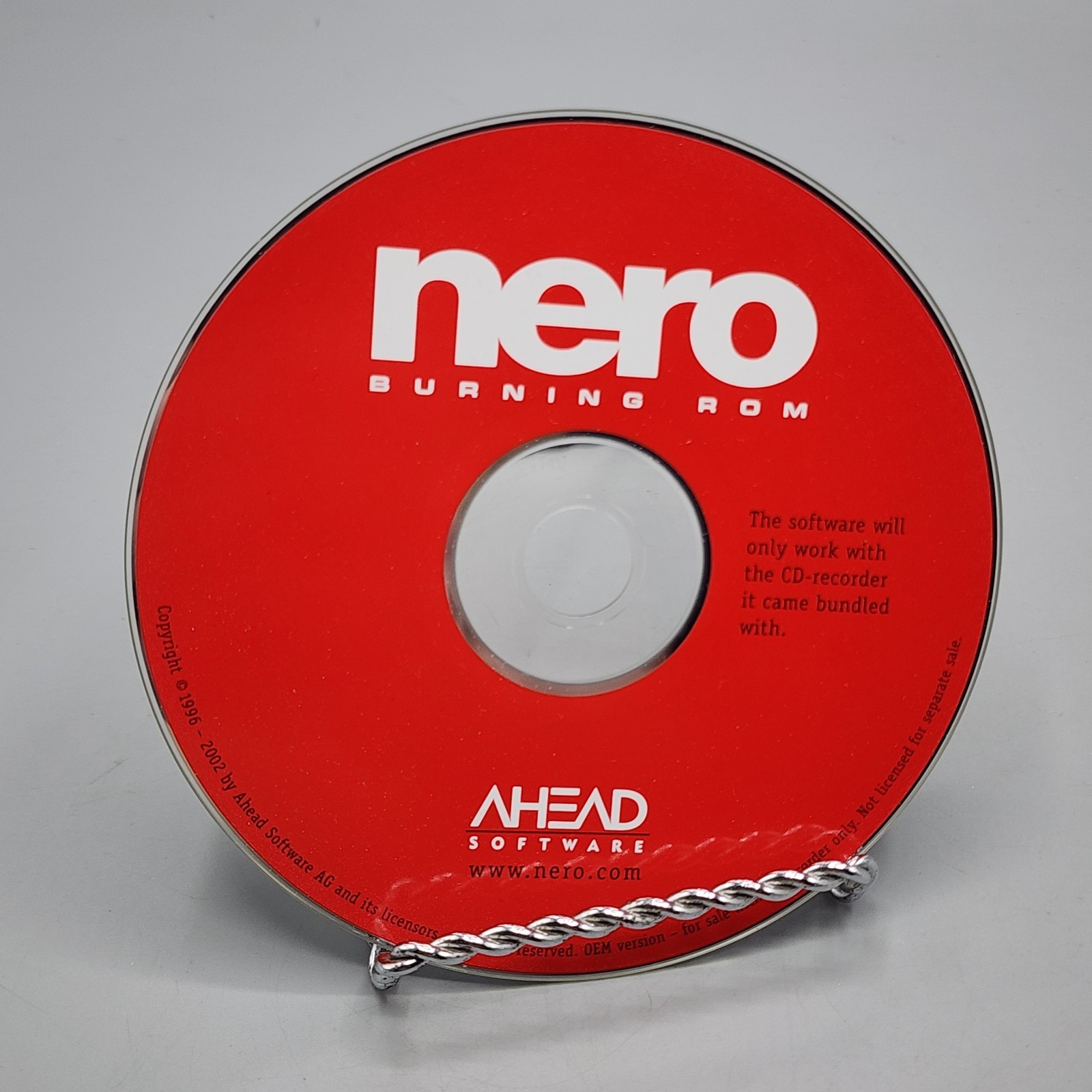Nero Burning Rom Replacement CD Burning Software - Ahead Software - Disc Only