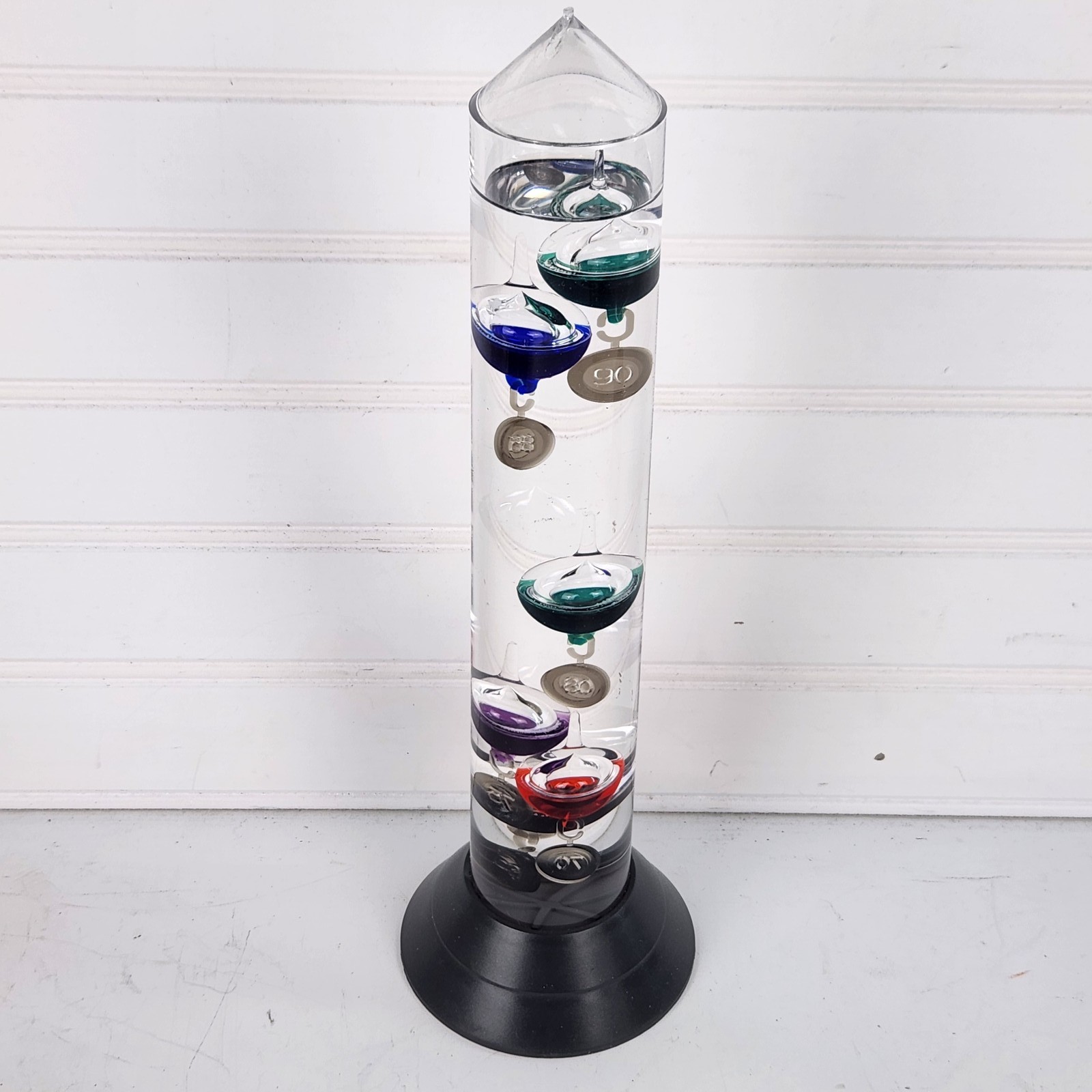 KOCH Galileo Thermometer Glass Liquid Temperature Globe Decor Made in Germany
