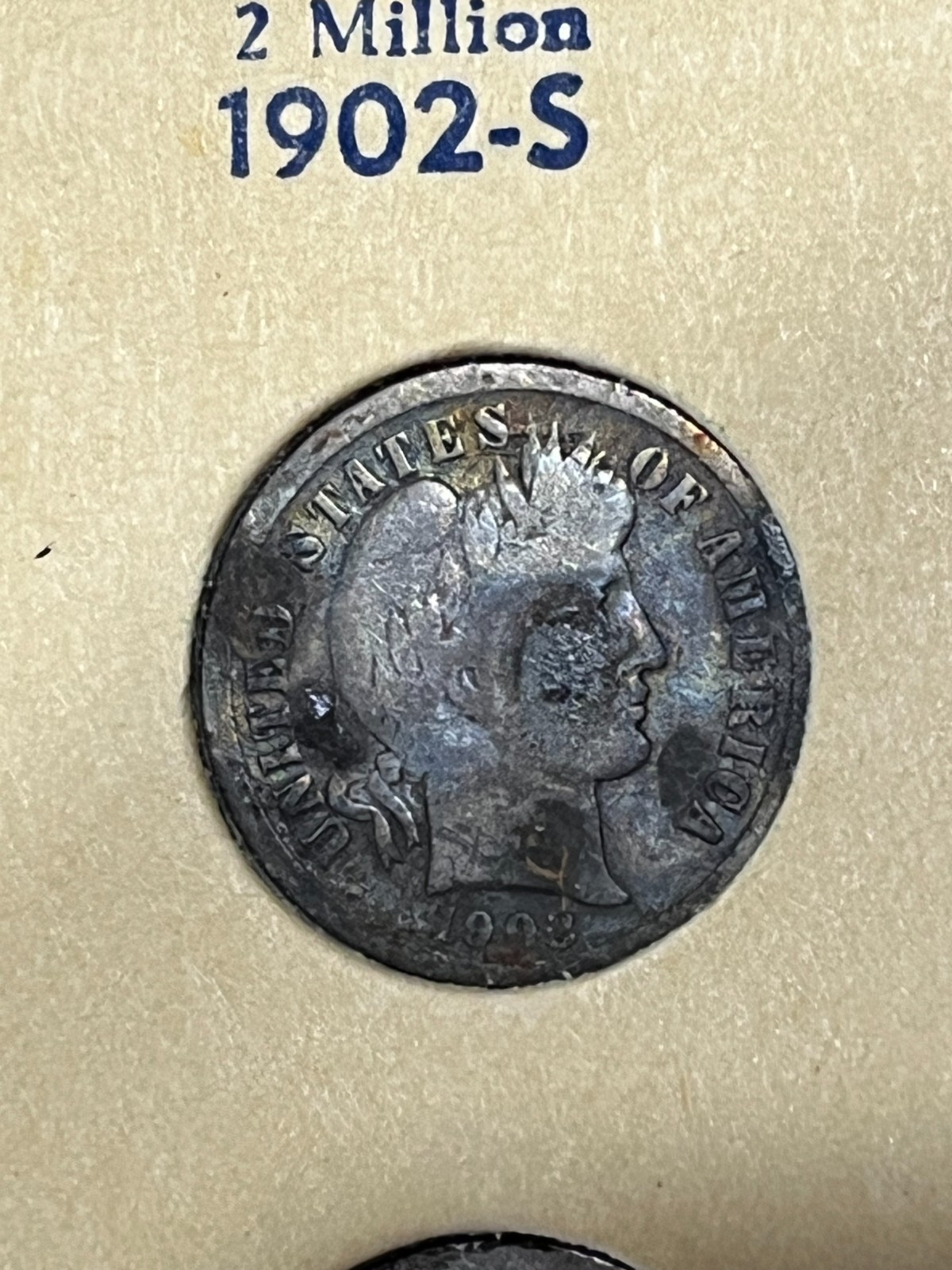 1902-S Barber Dime