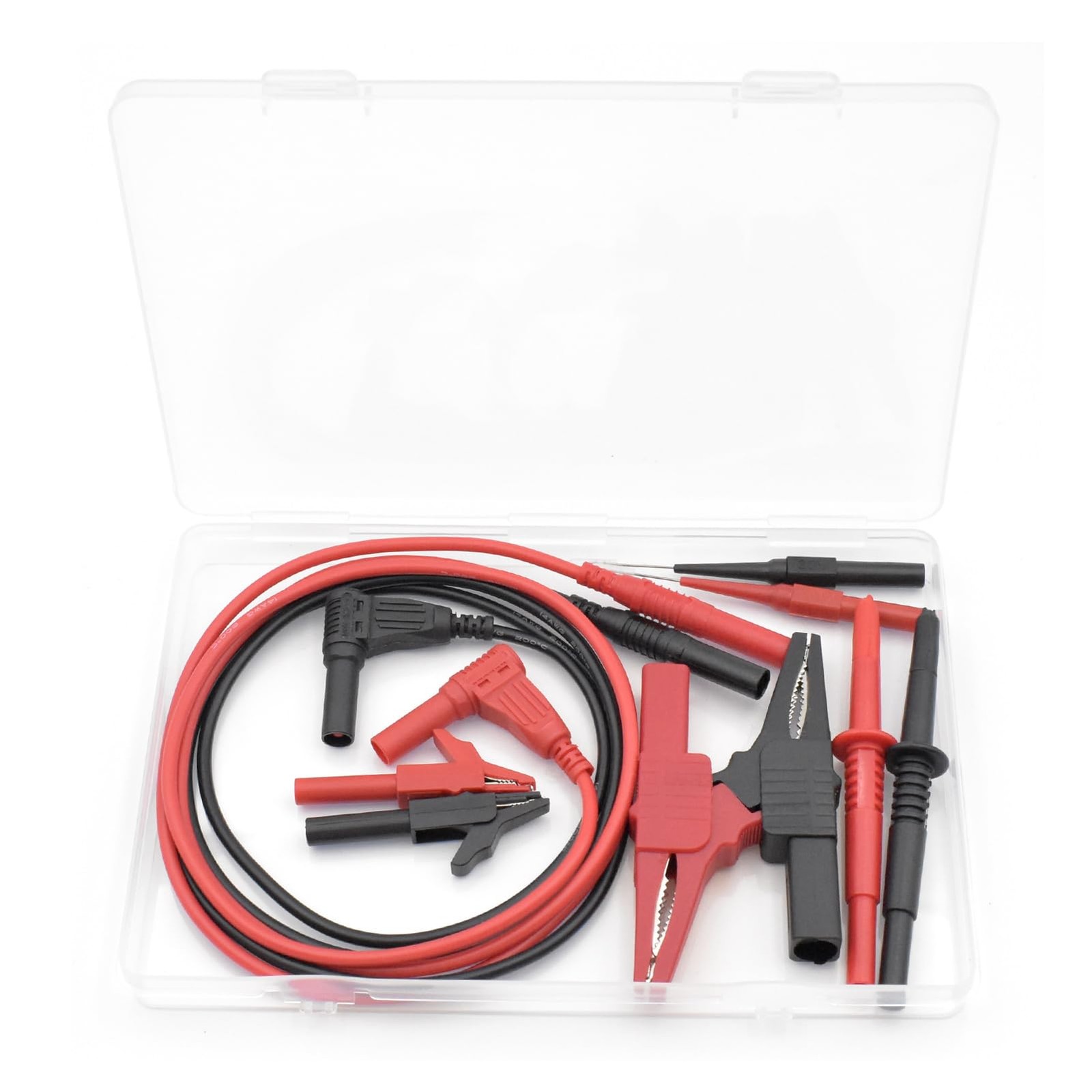 10Pcs Test Leads Kit, Double Insulated Lead Set with Alligator Clips...
