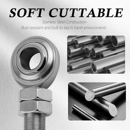 3/4" Heim Joint Steering Shaft Kit with Right Hand Thread,Heim Joints with 2
