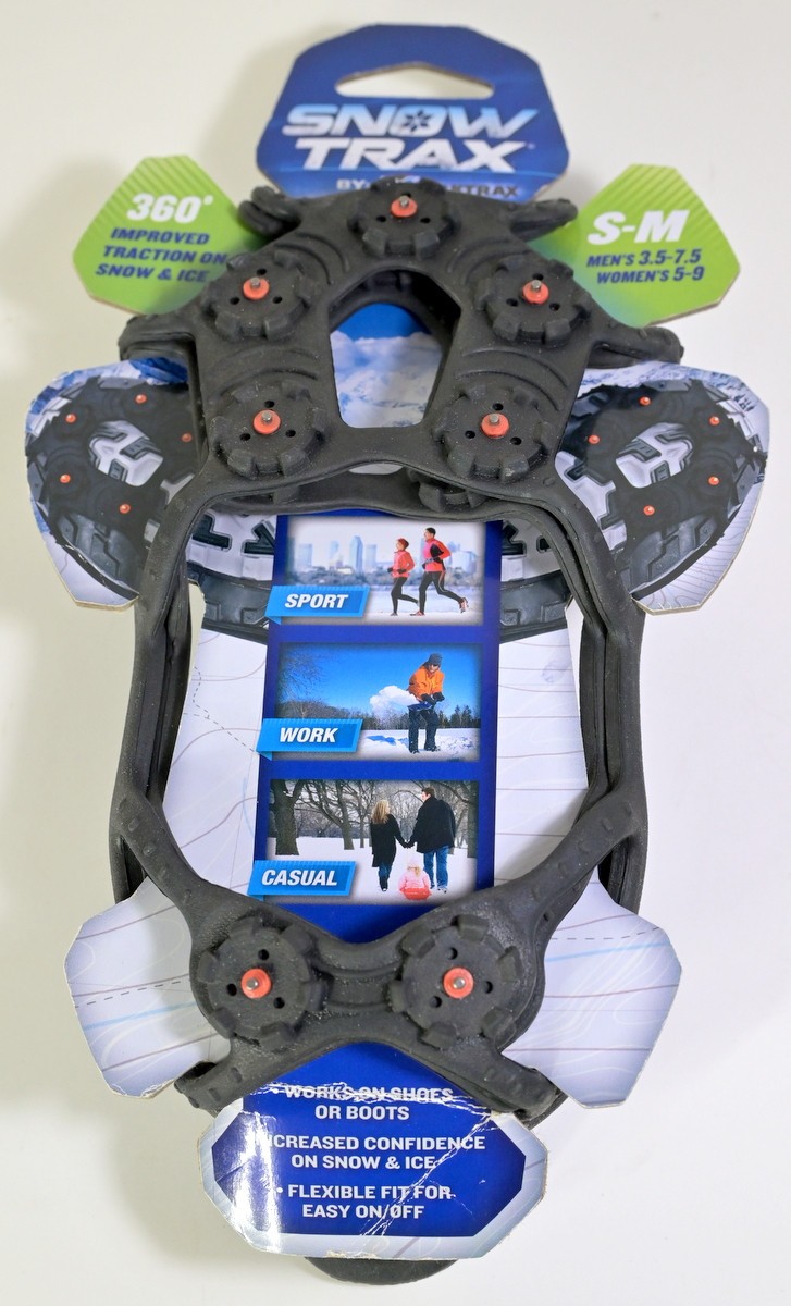 Yaktrax Snow Trax Shoe Boot Traction Snow Ice Size S/M fits M 7.5, W 5-9