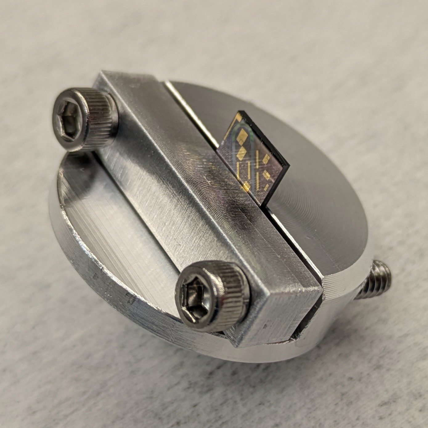 SEM Vertical Sample Mount Clamp Holder - 1/8" pin, FEI Thermo Fisher Compatible