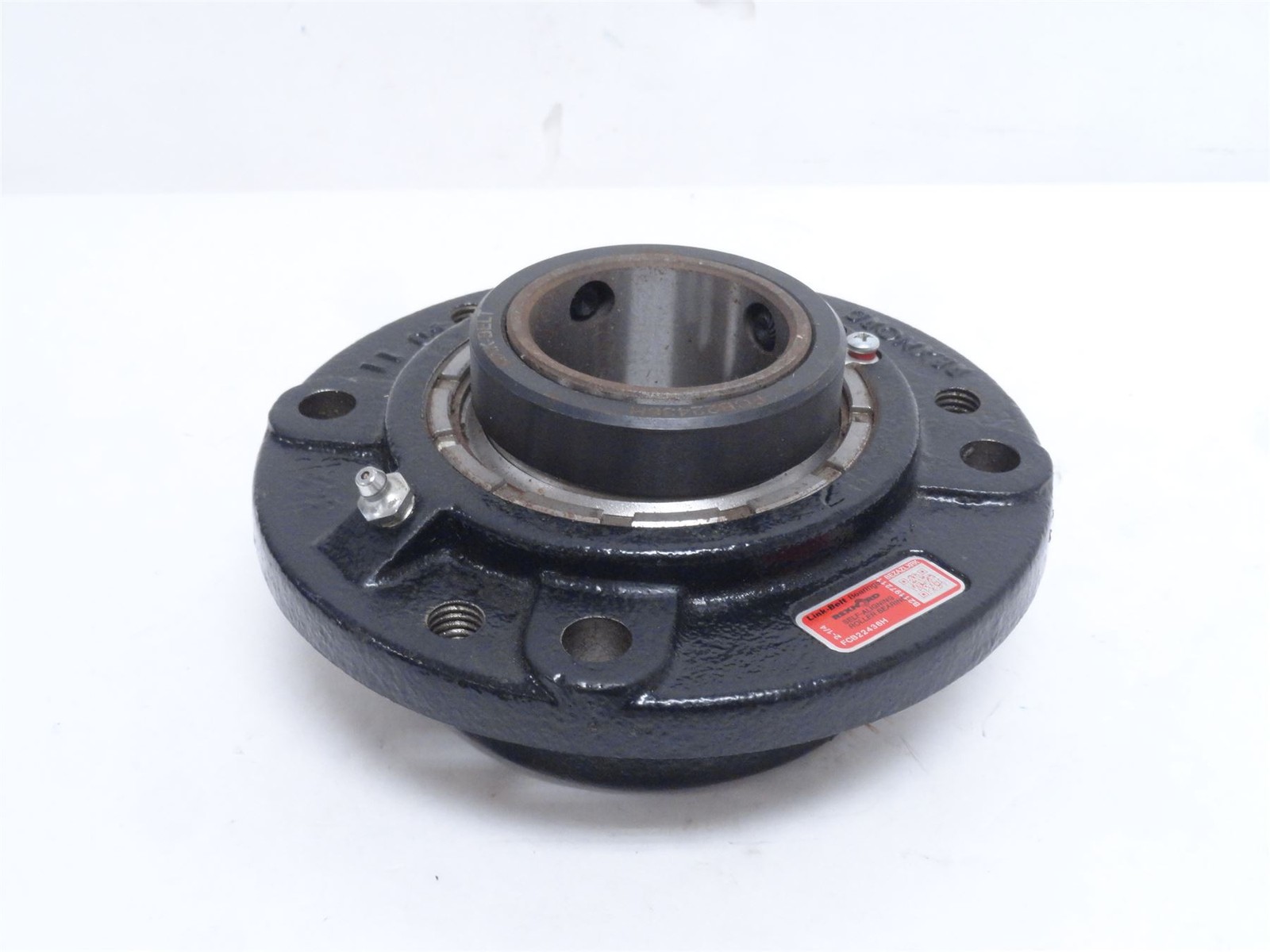 250495 Old-Stock; Rexnord FCB22436H Four-Bolt Piloted Roller Bearing; 2-1/4"ID