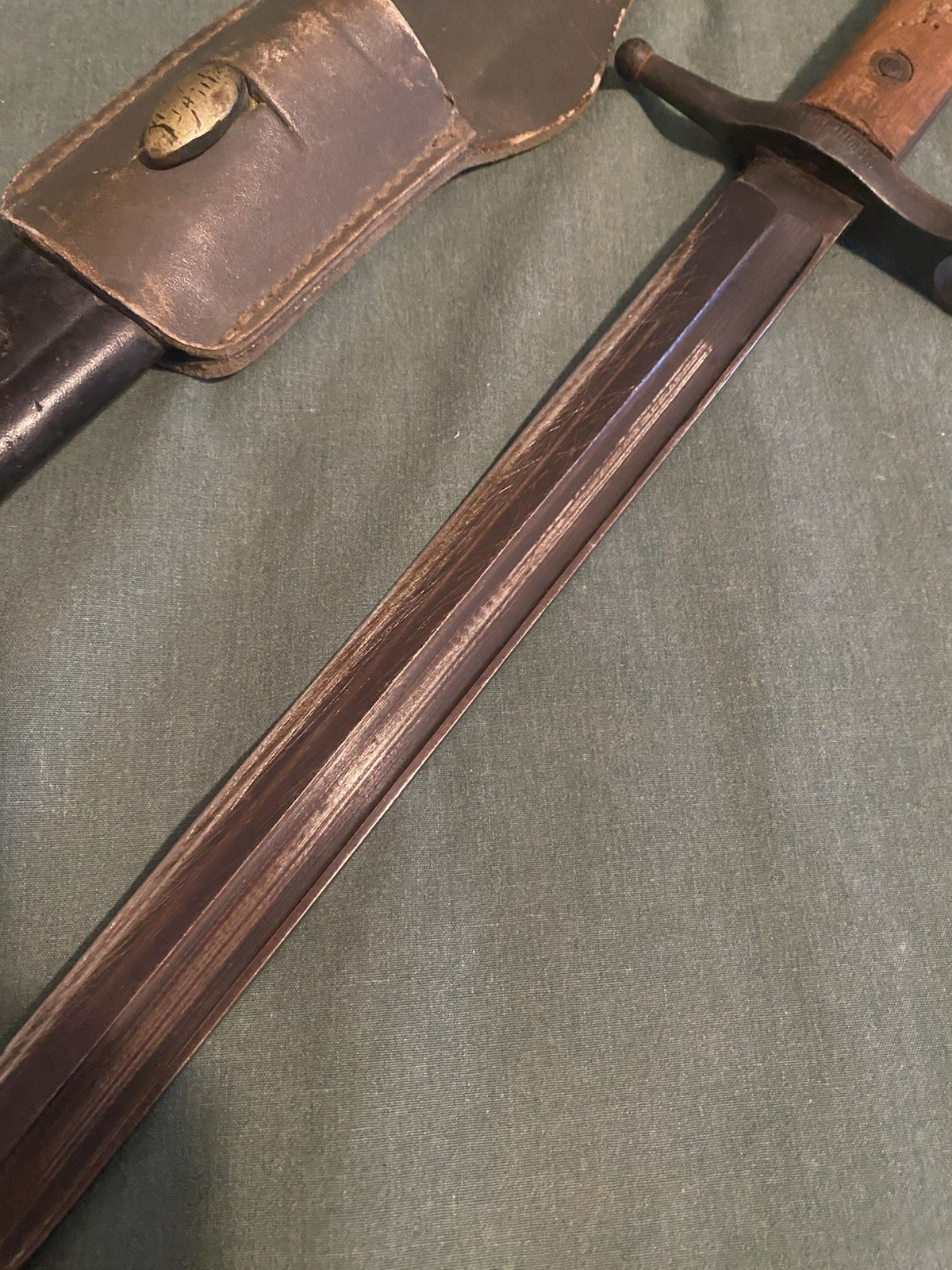 Vintage Original WW2 Italian Bayonet 1941