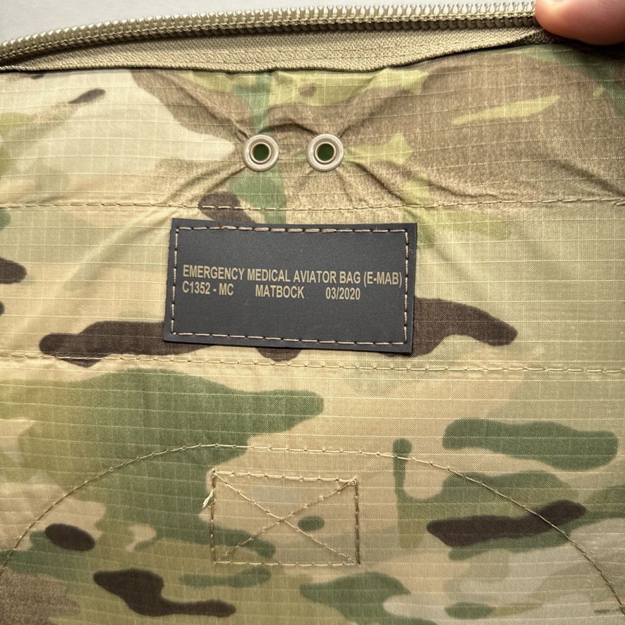 Matbock Emergency Medical Aviator Bag E MAB Multicam Modular Pouch Set