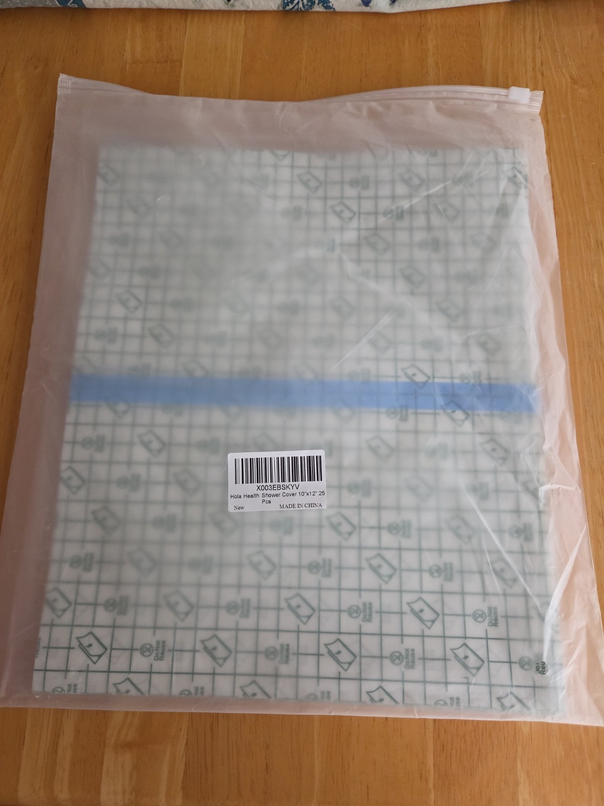 Hola Health Shower Protector Pack Of 25 10 X 12 Dialysis Catheter Shower Cover