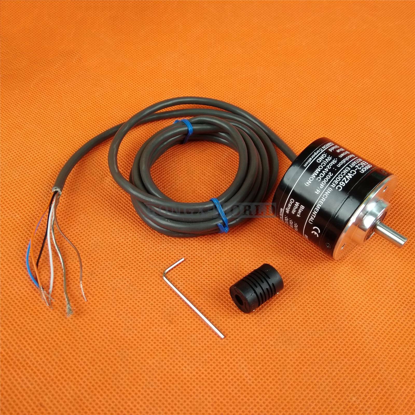 Omron Rotary Encoder E6C2-CWZ6C 2000P/R E6C2-CWZ6C New
