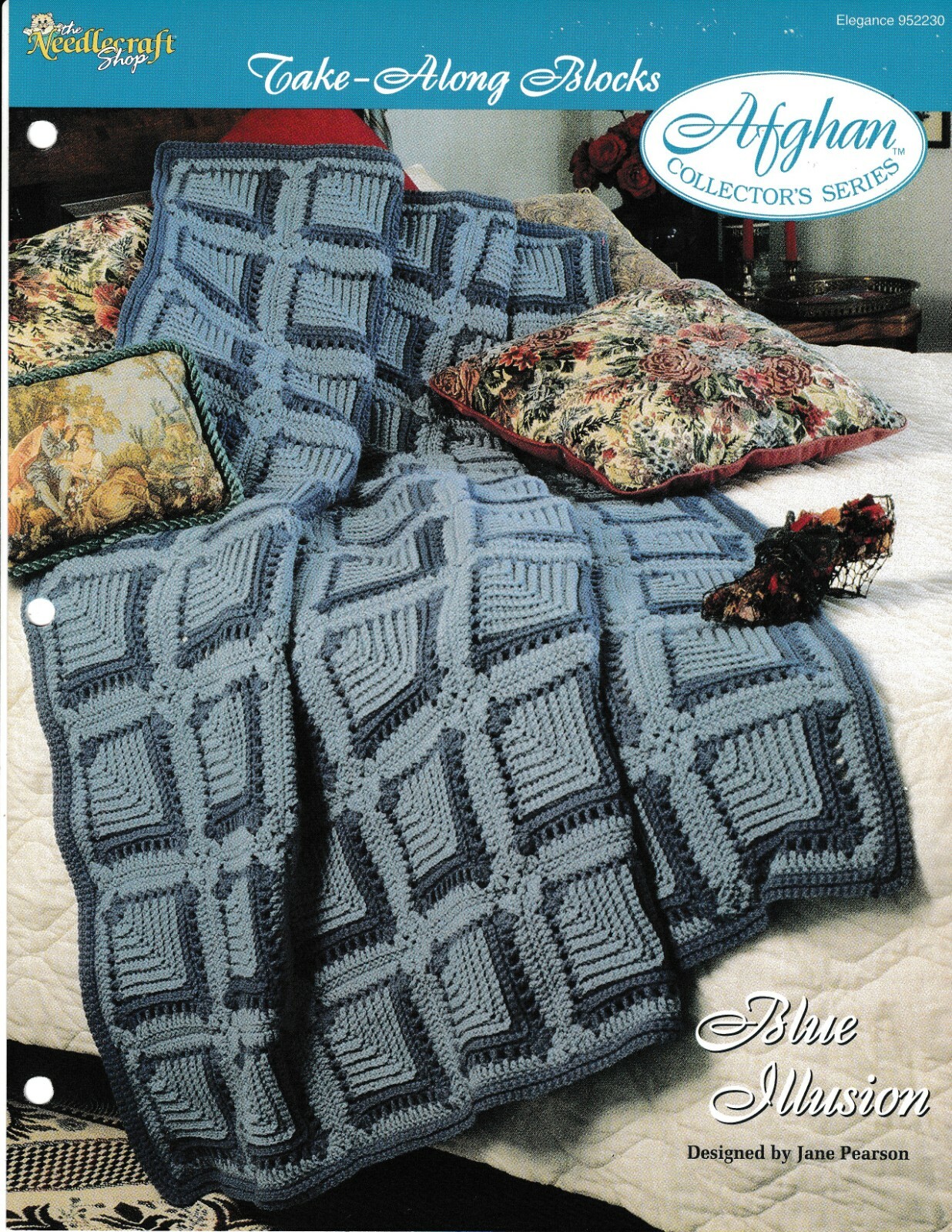 Blue Illusion - Take-Along Blocks | Needlecraft Shop Afghan Series 952230