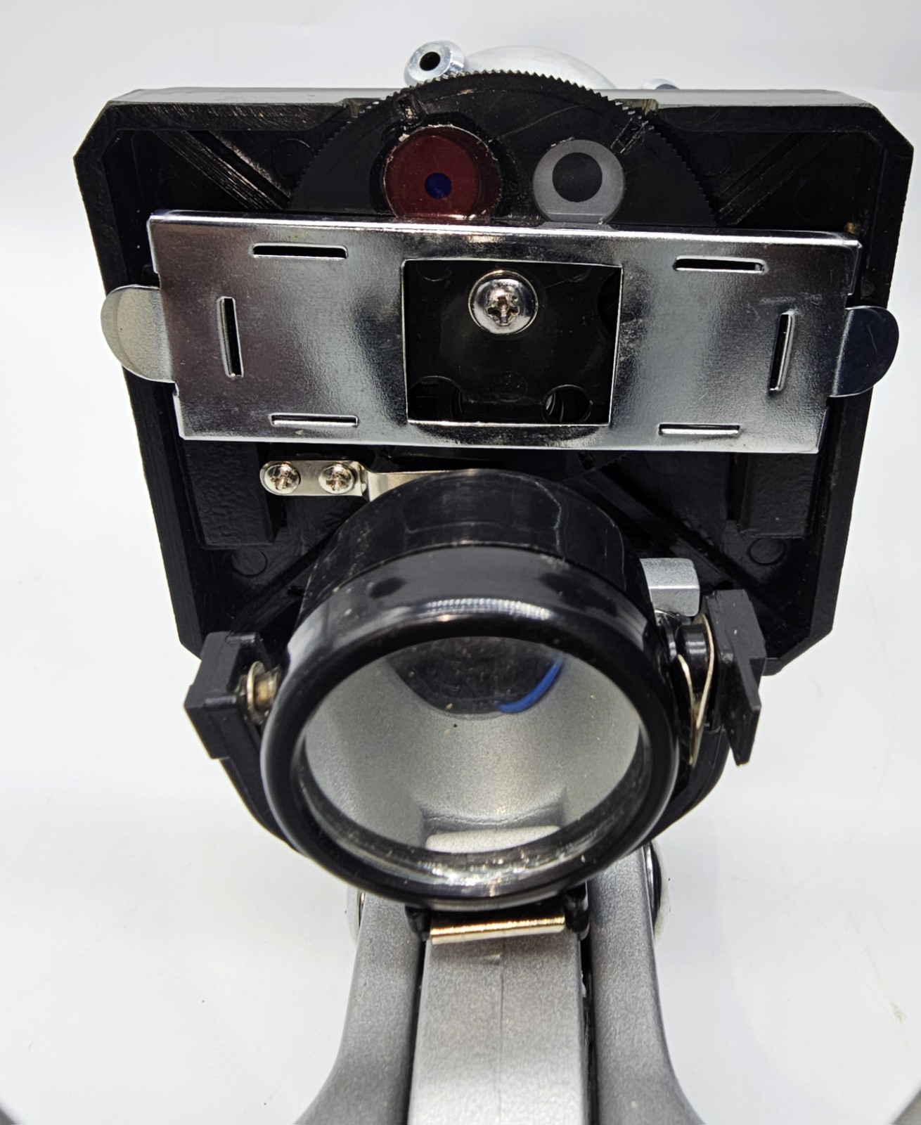 Vintage Tasco 1200x Zoom Microscope 951P Case Accessories As-Is Storage Pull