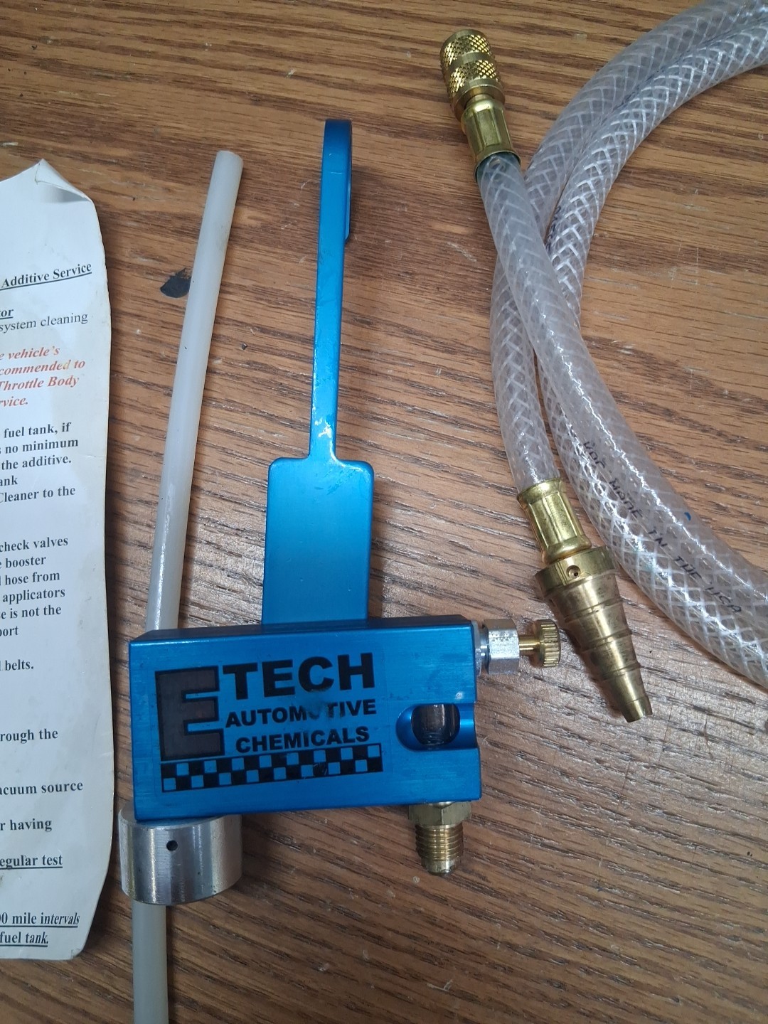 E Tech ET1425 Fuel Induction Cleaning Tool System...