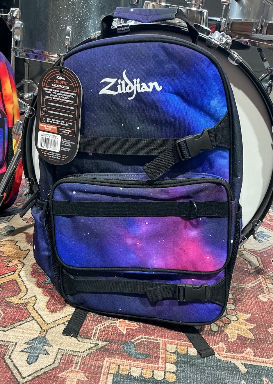 Zildjian Student Backpack and Stick Bag - Purple Galaxy