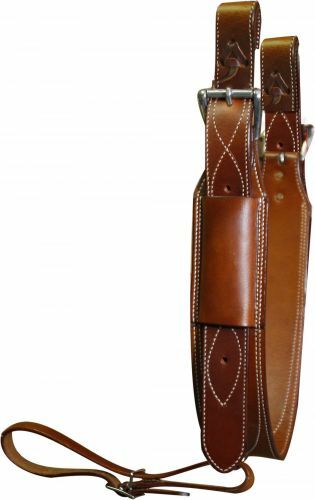 Showman Premium Leather Heavy Duty 3" Wide Leather Back Cinch!