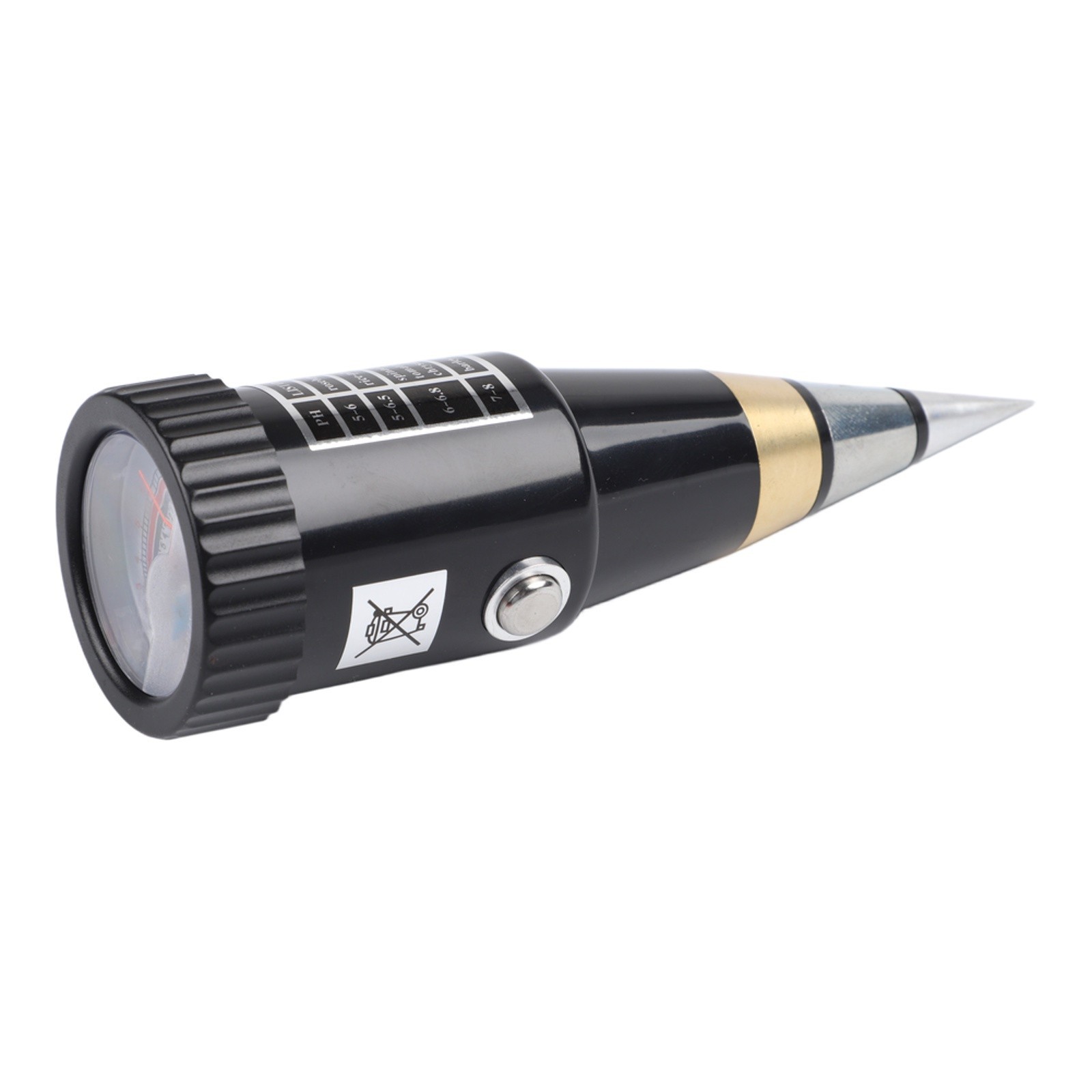 Professional pH Meter for Soil with Moisture Sensor and Metal Electrode