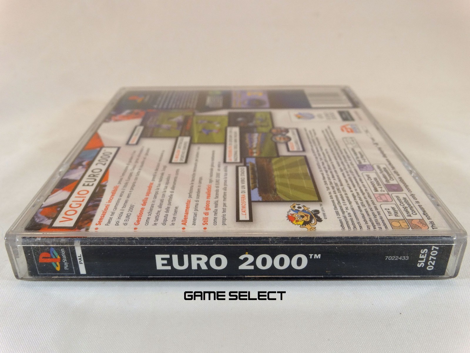 EURO 2000 UEFA EUROPEAN SONY PLAYSTATION 1 2 3 PS1 PS2 PS3 PAL ITALIAN COMPLETE