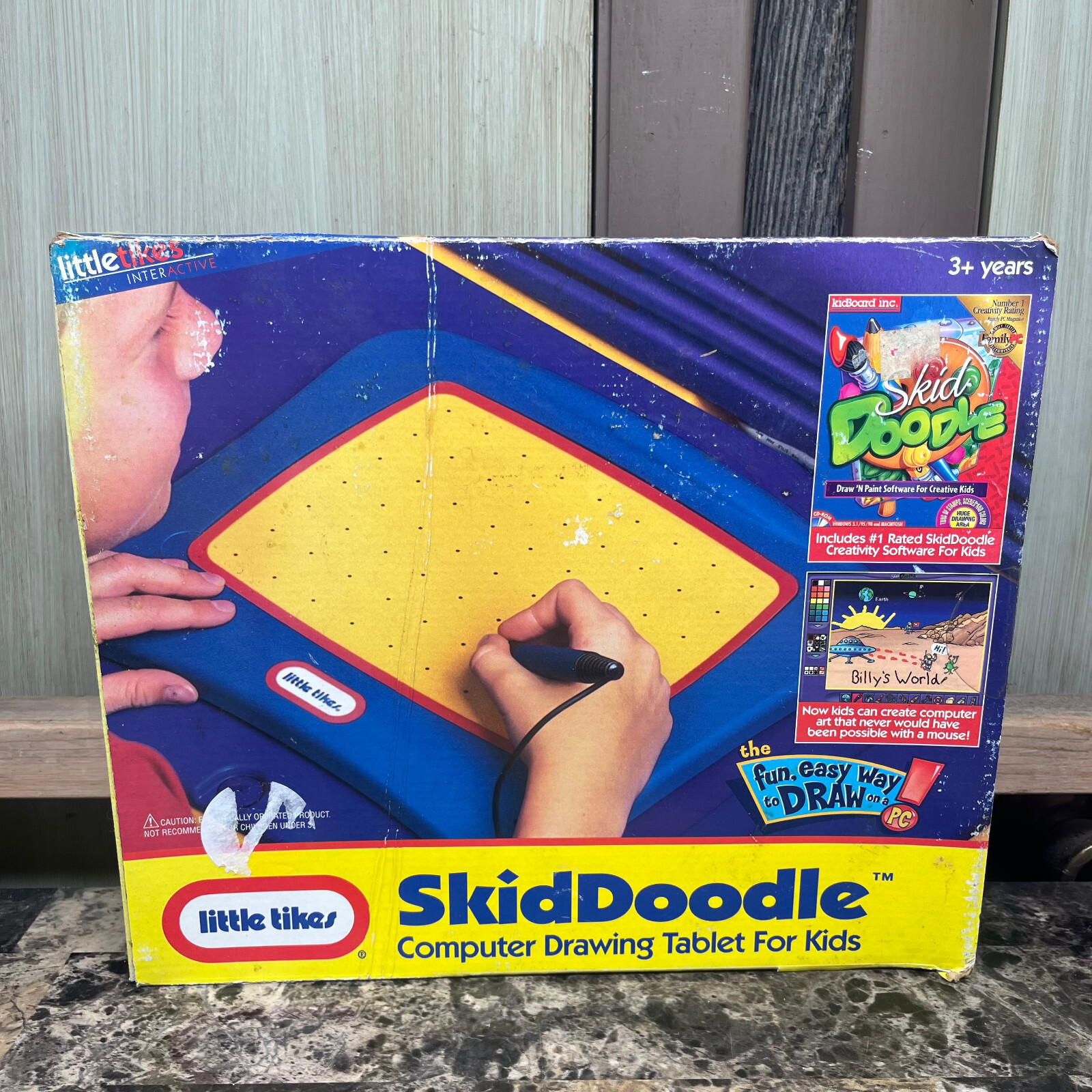 Little Tikes SkidDoodle Computer Drawing Tablet For Kids 1722 Complete WORKS