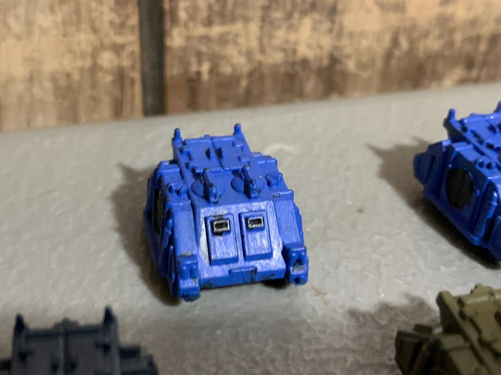 A16459 EPIC WARHAMMER 40K SPACE MARINES RHINO 10 PACK GAMES WORKSHOP