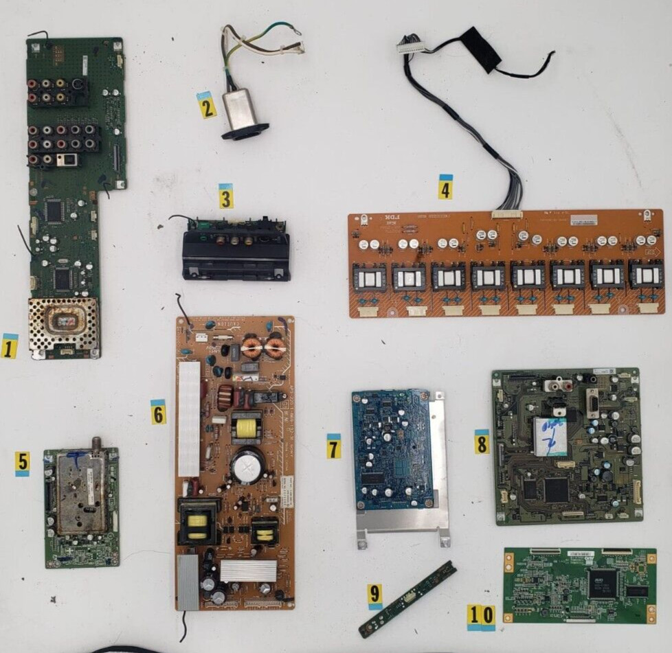 Sony KDL-26S2010 Sensor Board T-Con Board A/V Board Tuner Board Cable Wires A13