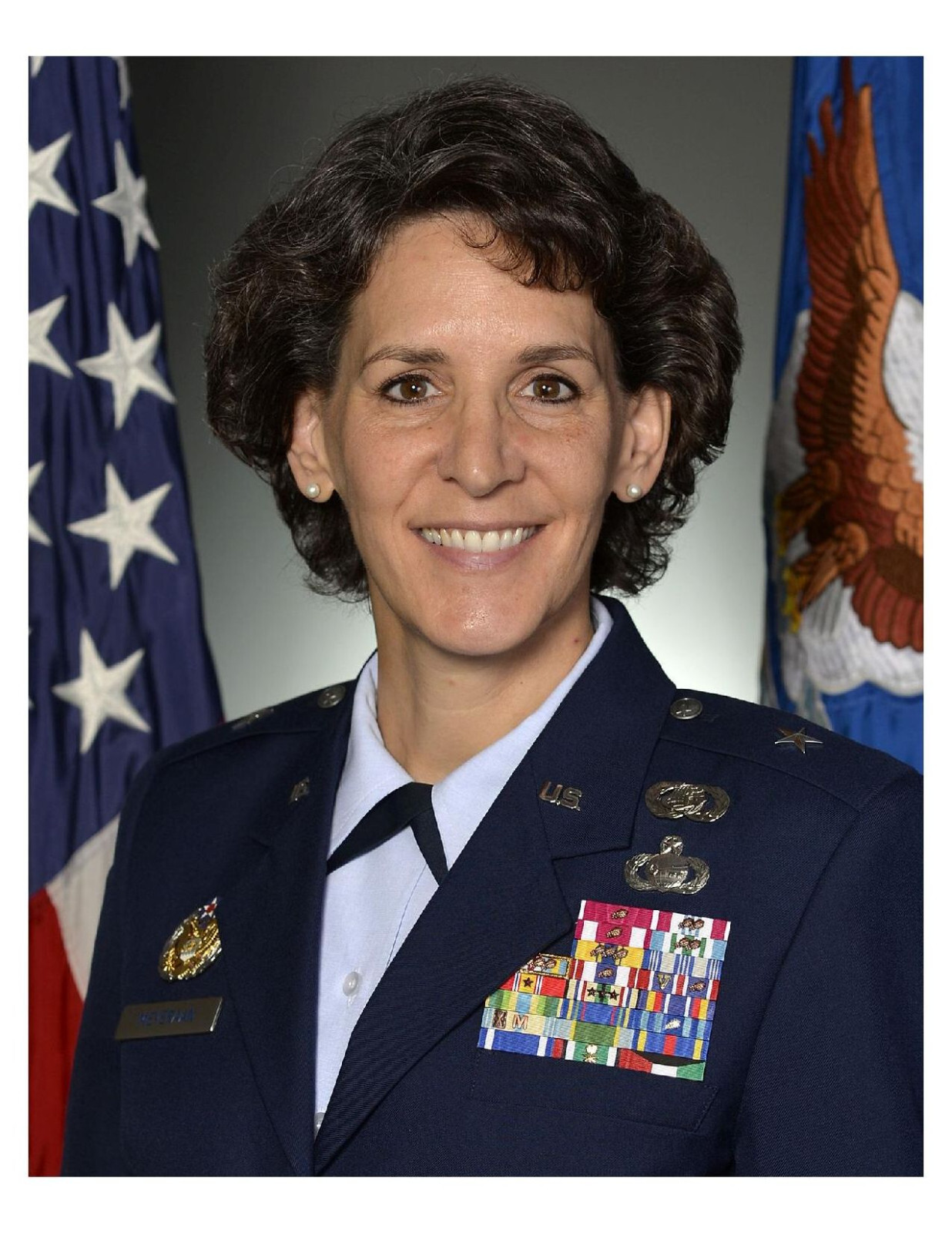 United States Air Force General Jessica Meyeraan 8x10 Photo #3 On 8.5" x 11"