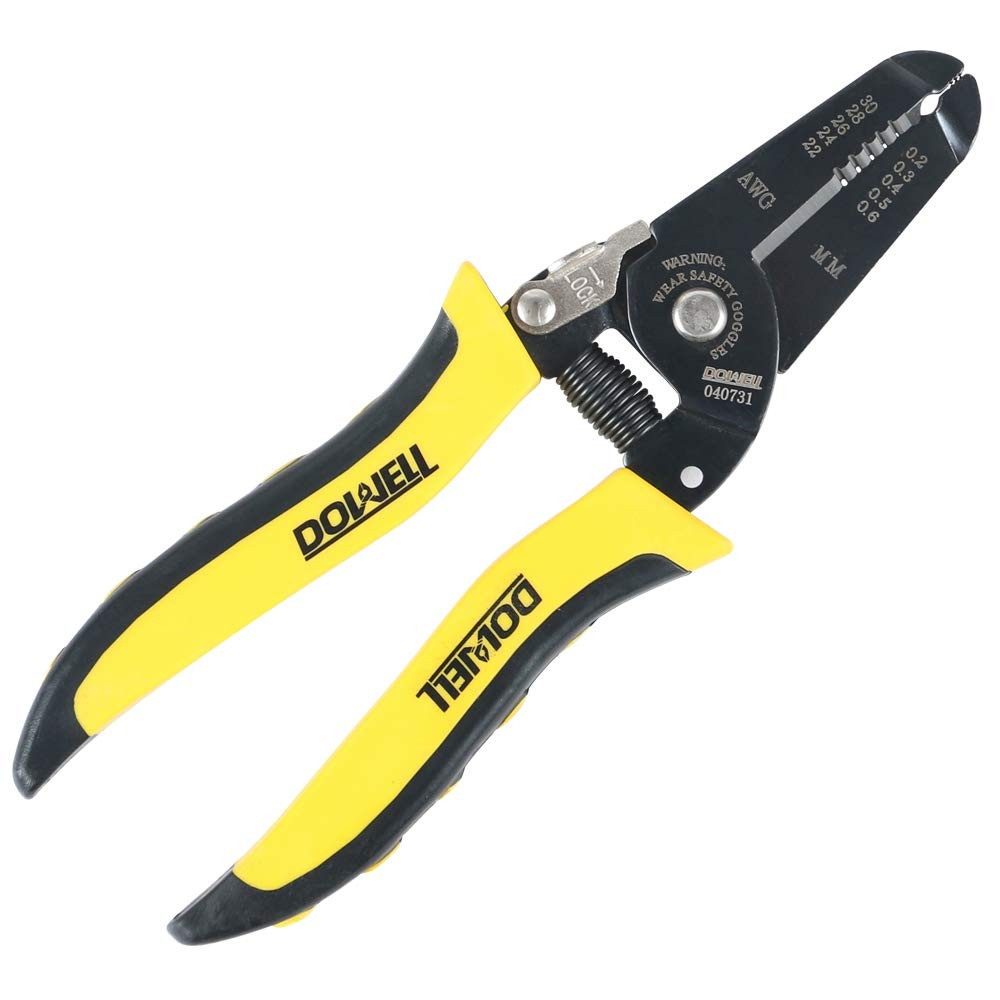 DOWELL 22-30 AWG Wire Stripper Stripping Tool 22-30AWG, Yellow