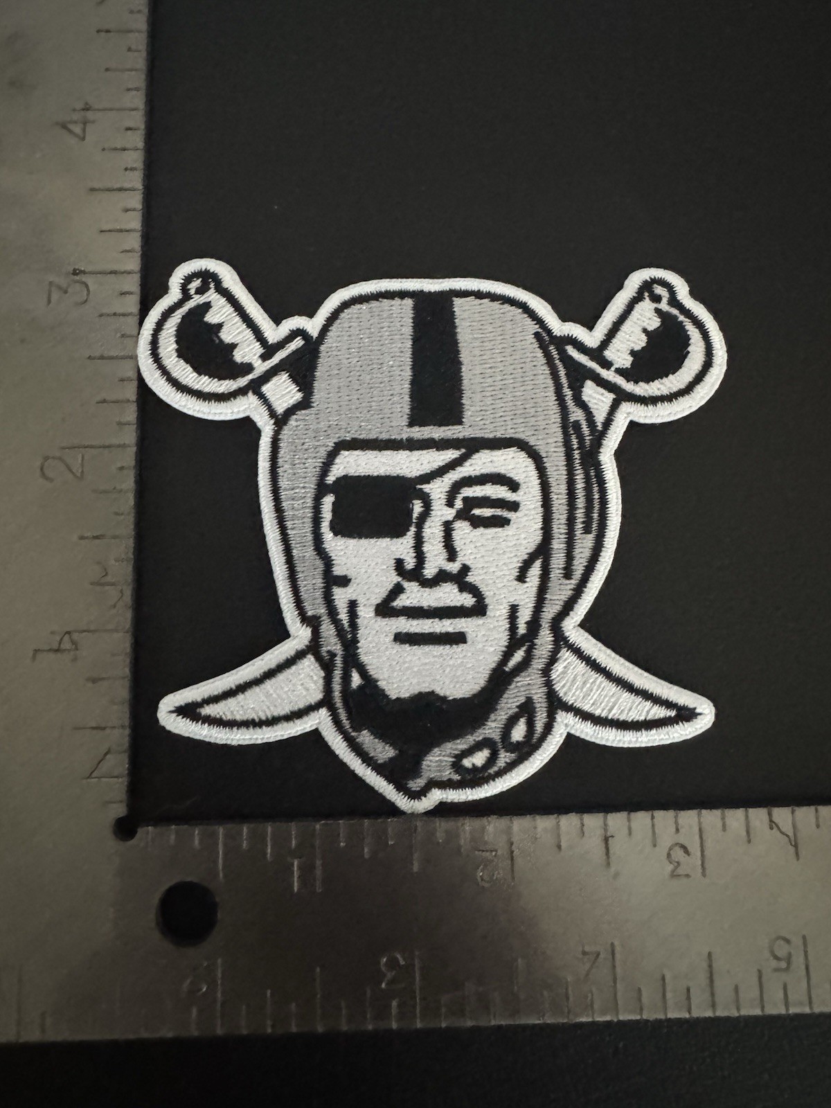 Retro Vintage Oakland LA Las Vegas Raiders Classic Logo Patch NEW-OLD STOCK 🏈