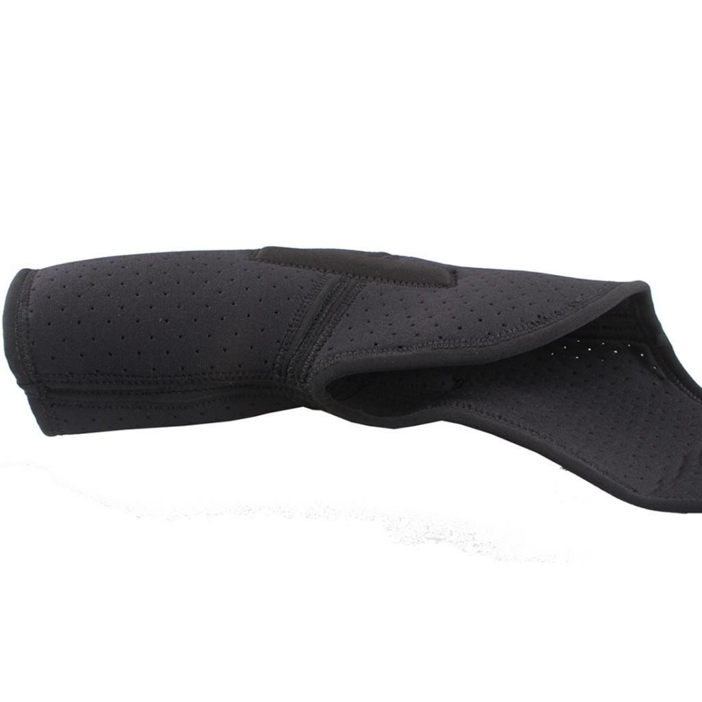 Magnetic Double Shoulder Support Brace Shoulder Guards Strap Black