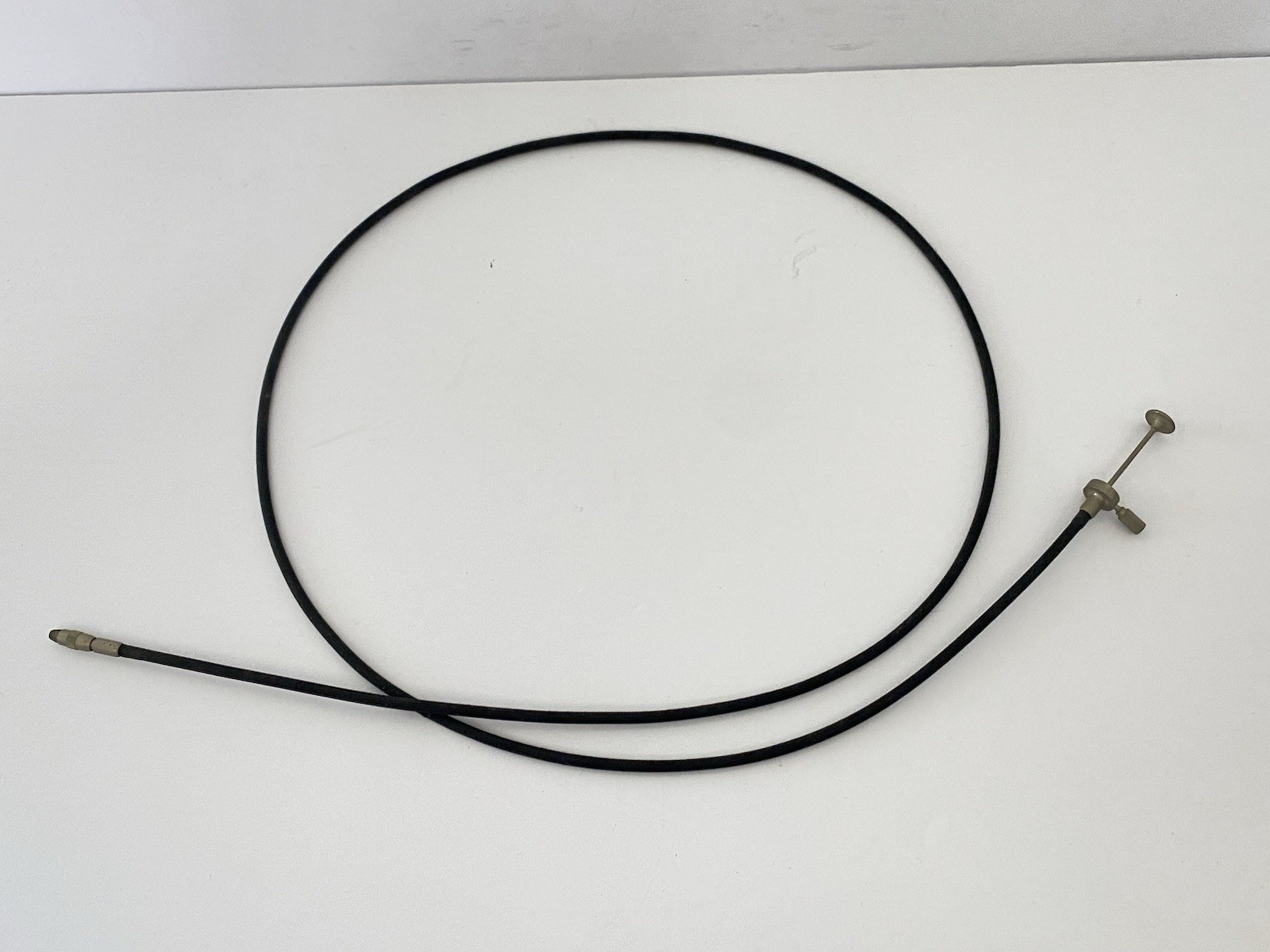 VINTAGE PRONTOR 40" SCREW LOCKING CLOTH CLAD SHUTTER RELEASE CABLE *WORKING*