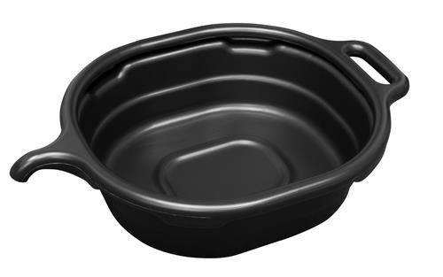 Lisle 17972 4 5 Gallon Oval Drain Pan  Black