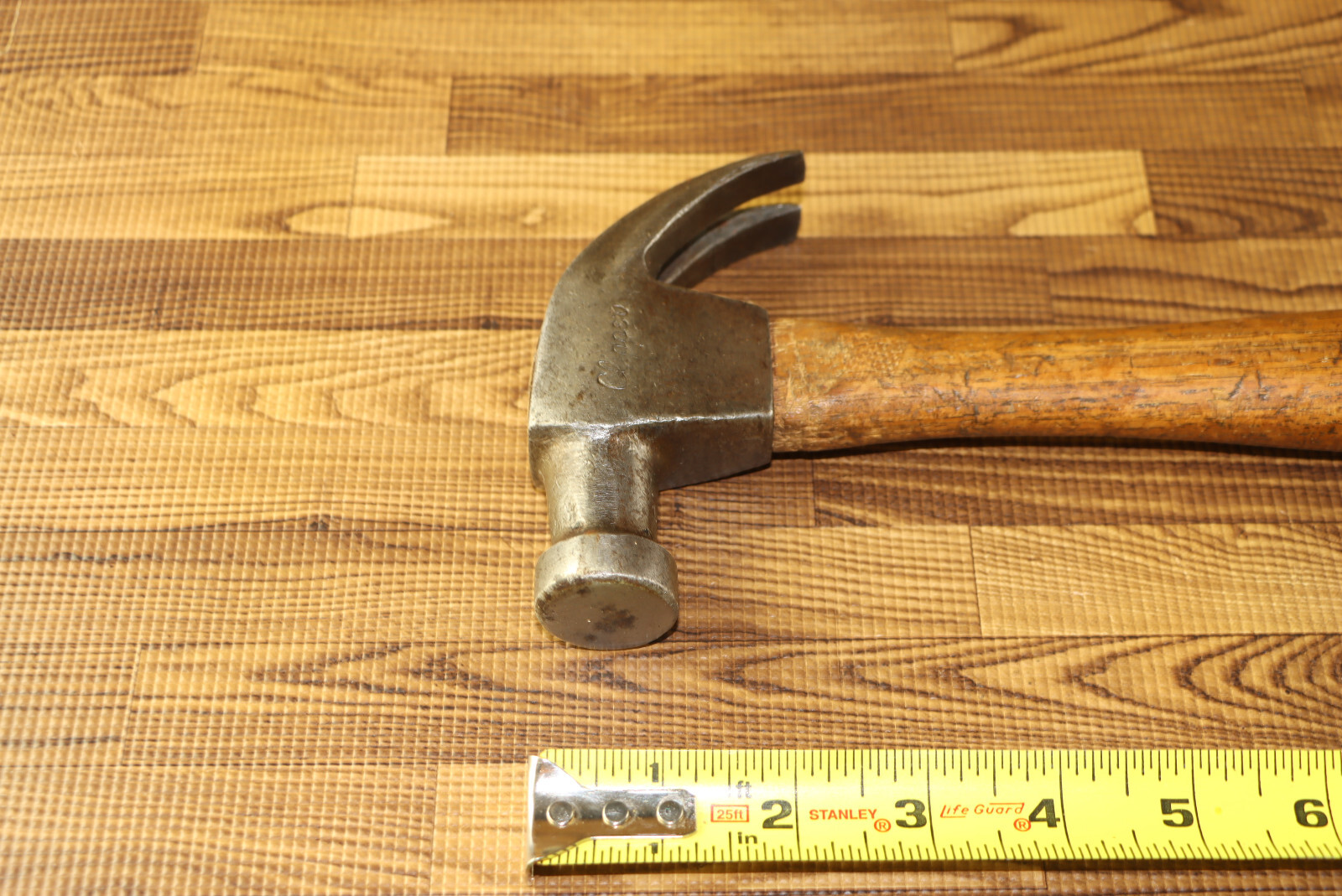 Vintage CLIPPER Claw Bell Hammer Wood Handle
