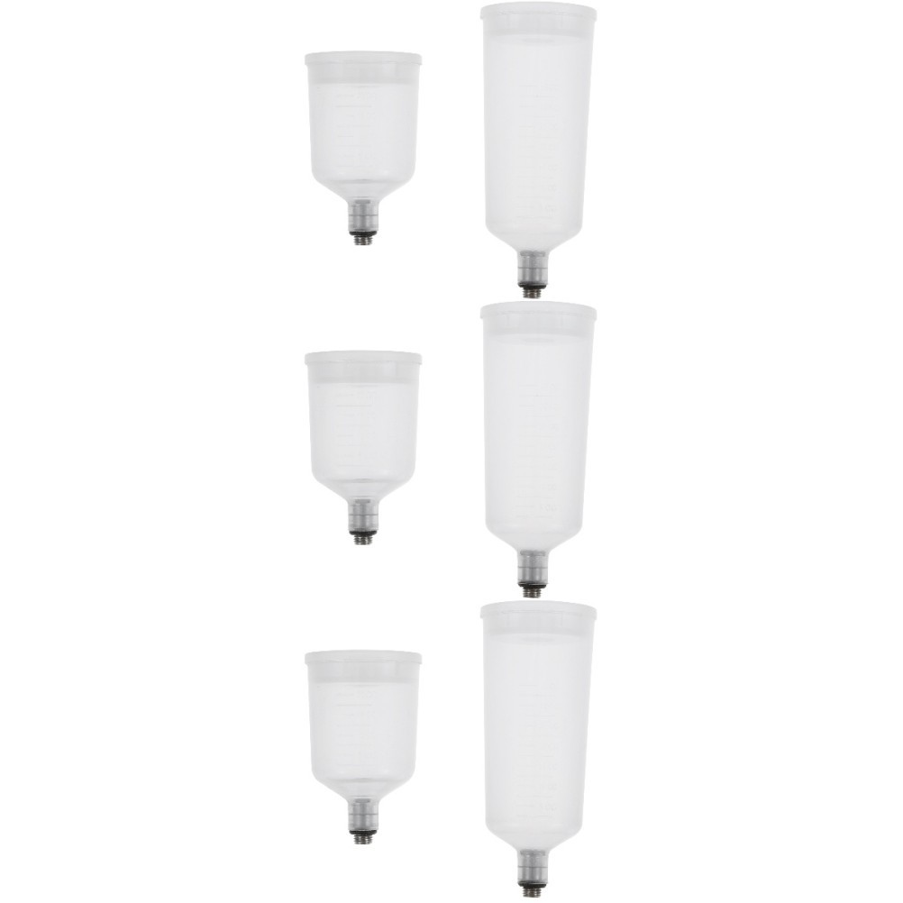 6 PCS Split-type Airbrush Use Paint Container Replaceable Airbrush Pigment Cup