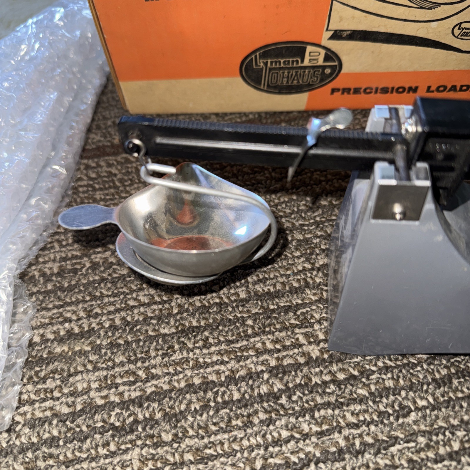 LYMAN Model D-5 Precision Loading Scale ~ Made by Ohaus in the U.S.A.1