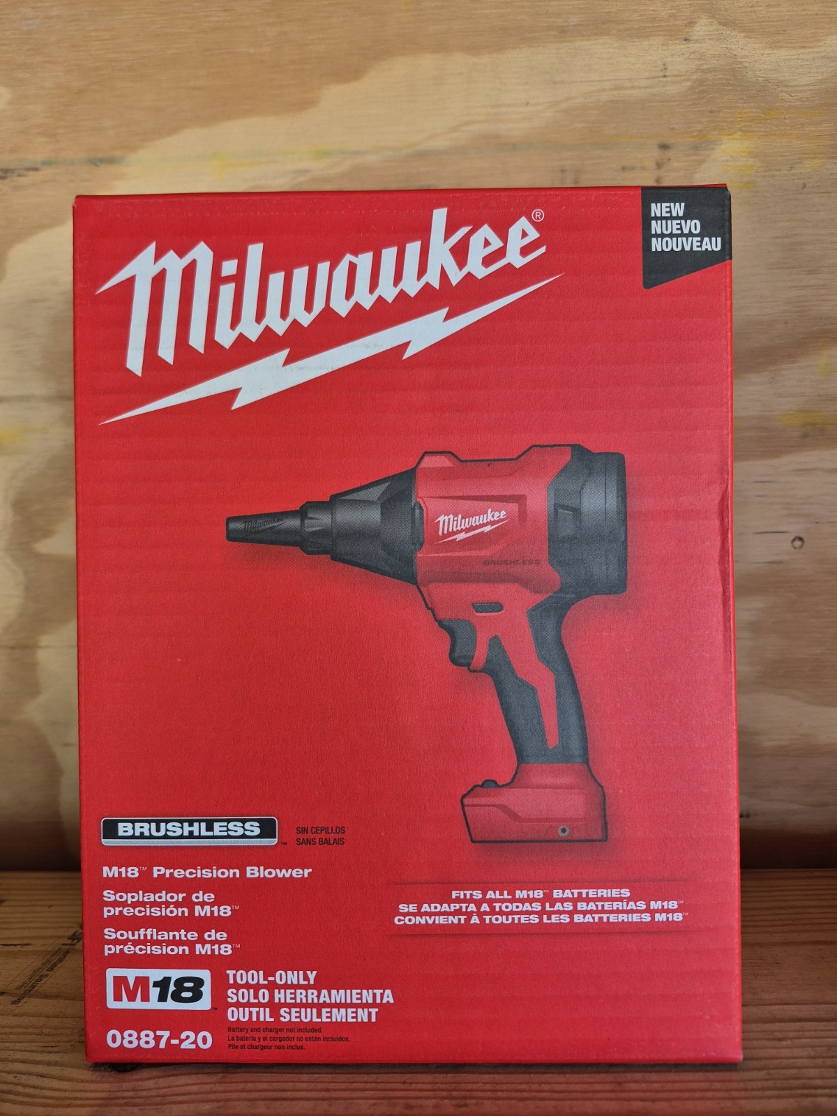 Milwaukee 0887 20 M18 Brushless Precision Blower Compact Handheld ((Tool-Only))