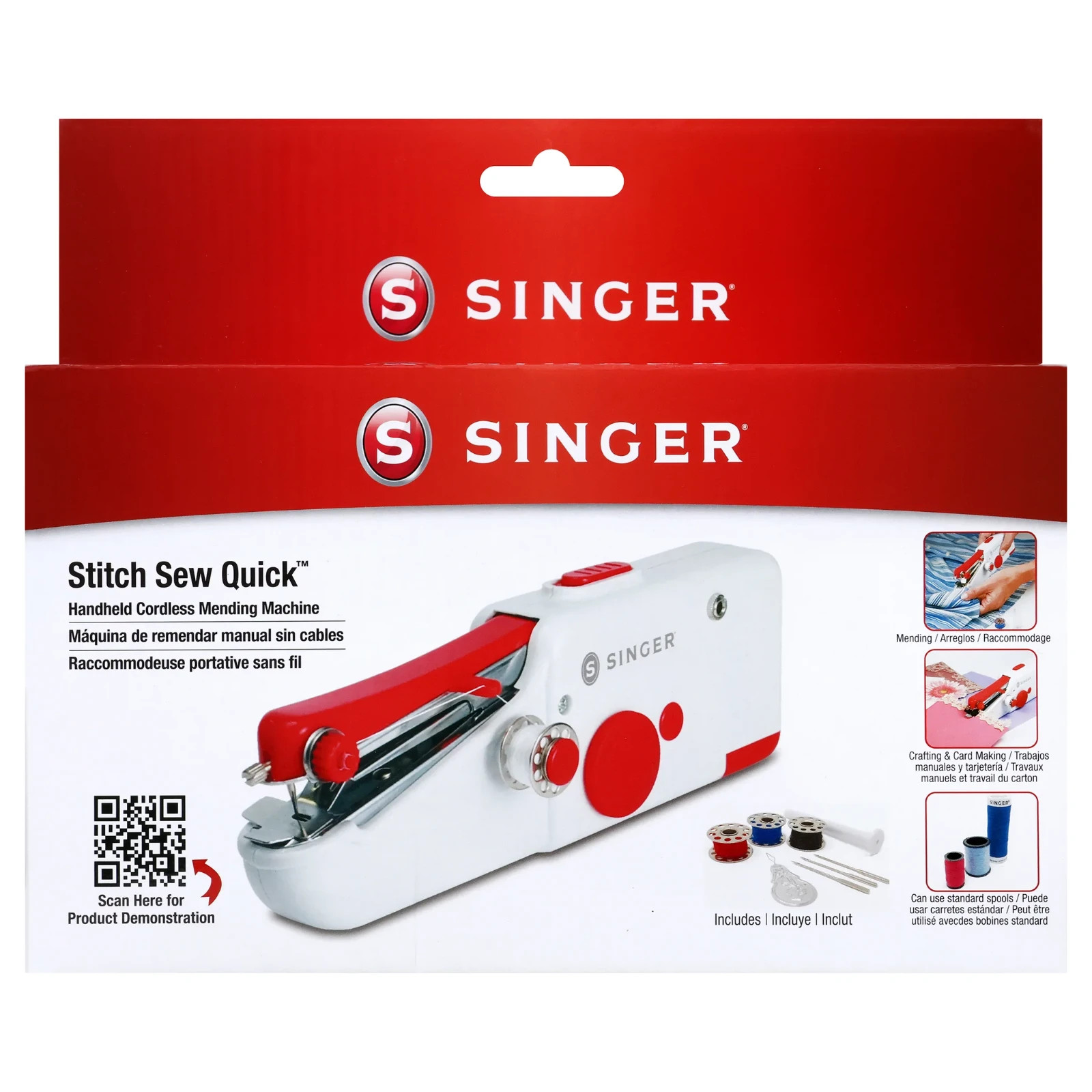 Singer 01663 Stitch Sew Quick Handheld Cordless Mending Machine NEW IN BOX