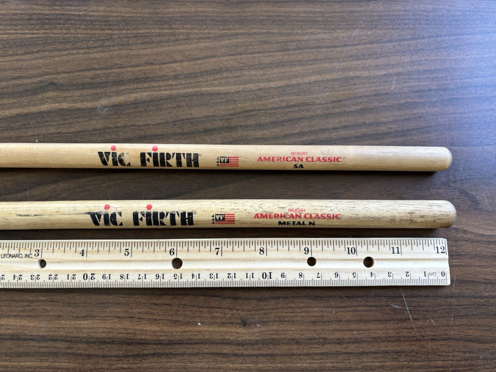 Used 2 Different Vic Firth Size Drum Sticks
