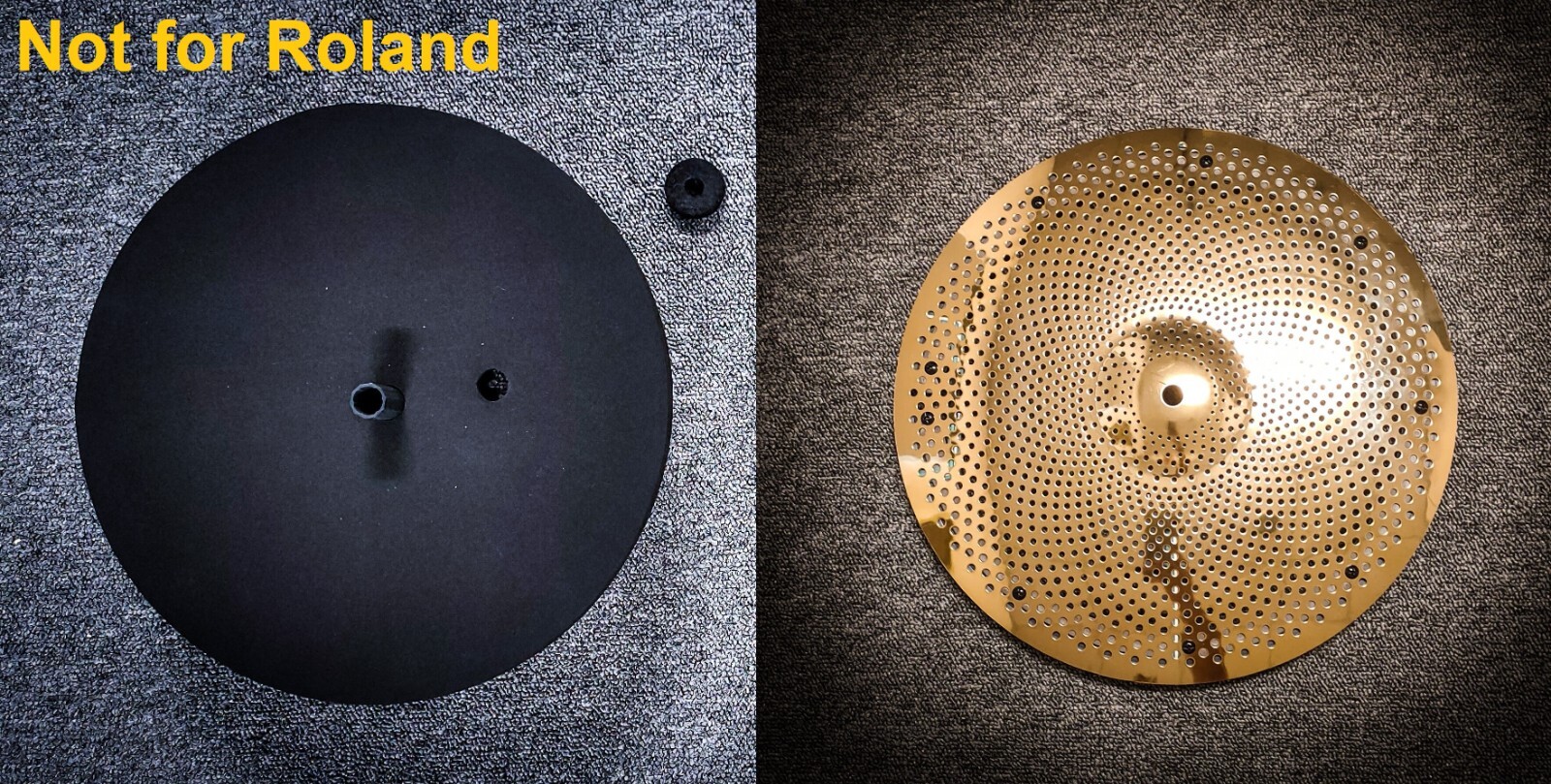 Goedrum Electronic Hi-Hat / 2-Piece eHi Hat / 14" Hihat Cymbal