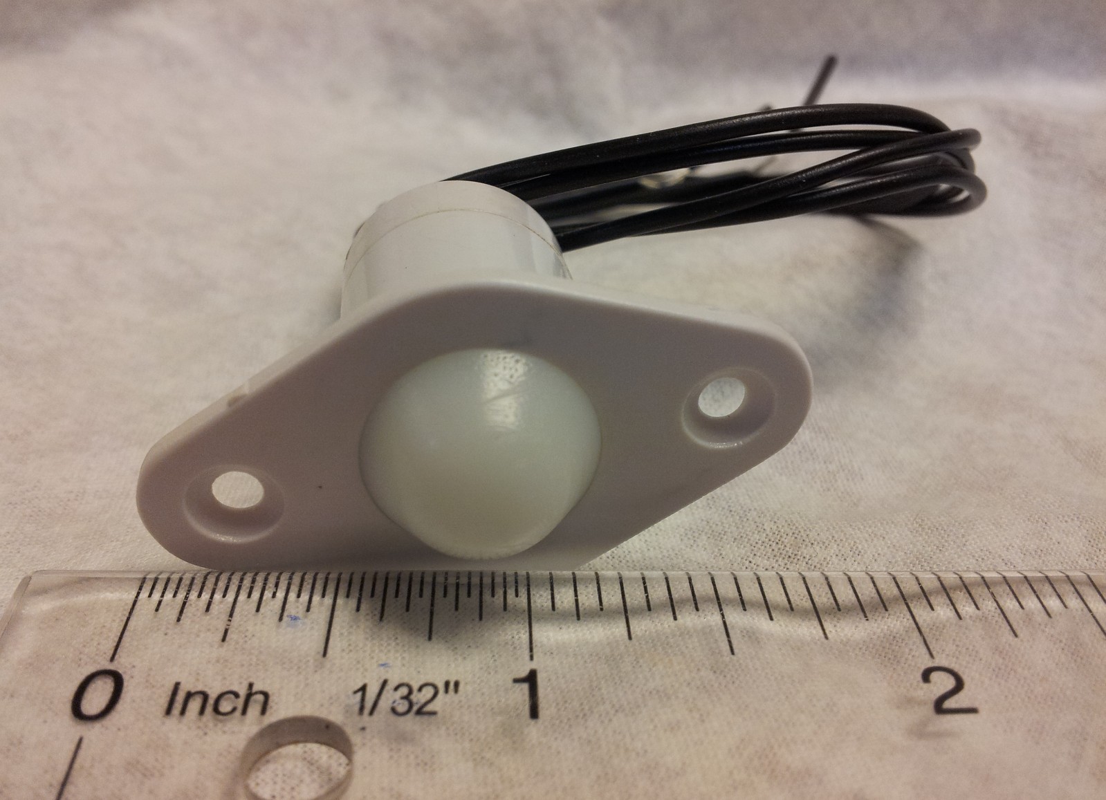 1 Hidden Roller Ball Plunger Recessed LED Reed Switch
