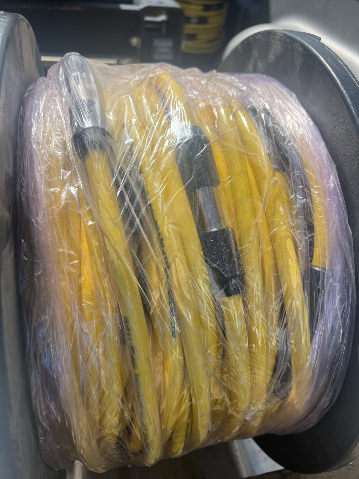 32-Channel Passive Multi-Electrode Geophysical Cables Reels WITH Transport Rack
