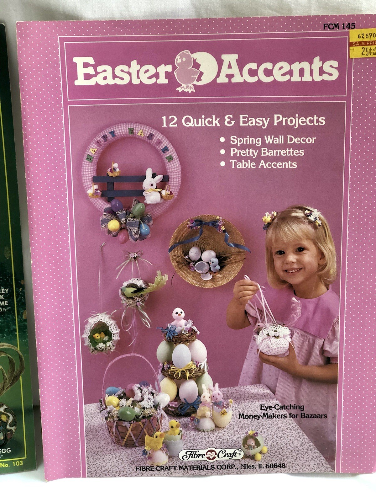1980s EASTER PARADE Projects FIBRE CRAFT PATTERN LEAFLET