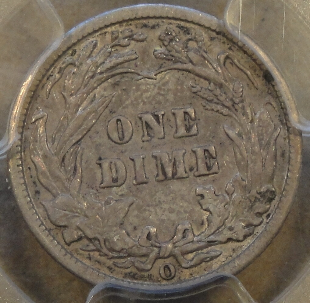 1905-O Barber Dime 10c PCGS Certified VF35