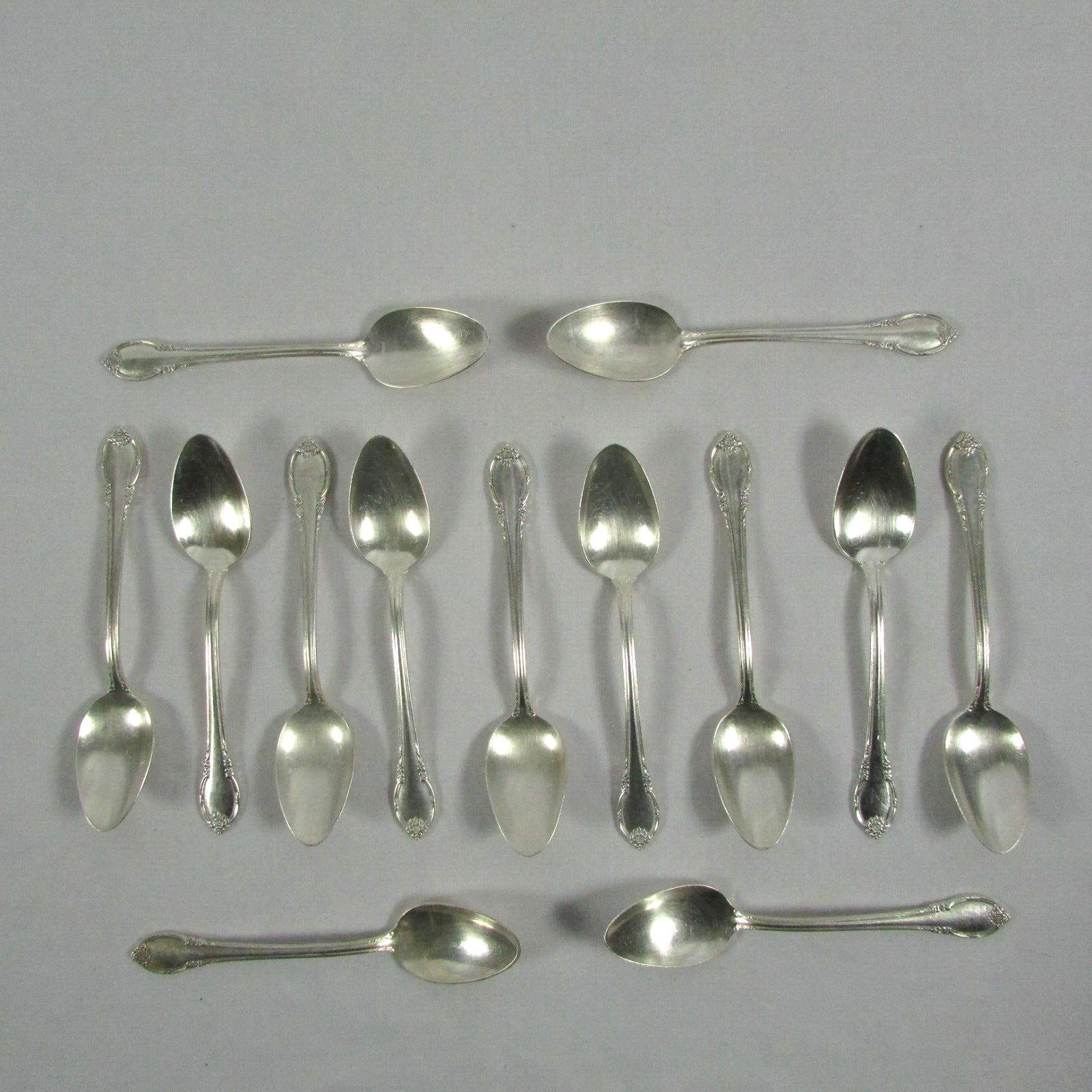 13 International Rogers Remembrance Silverplate Teaspoons 1948