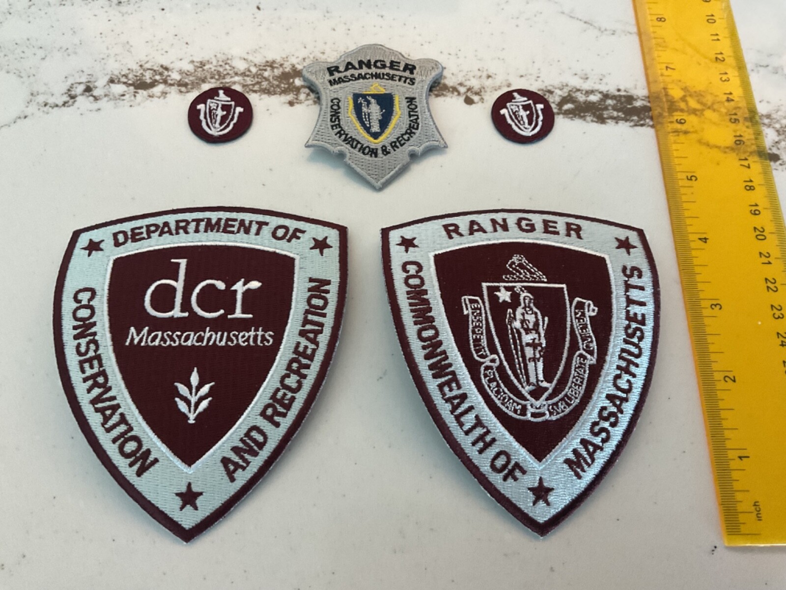 Massachusetts Department Of Conservation set collectible patches 5 new full size