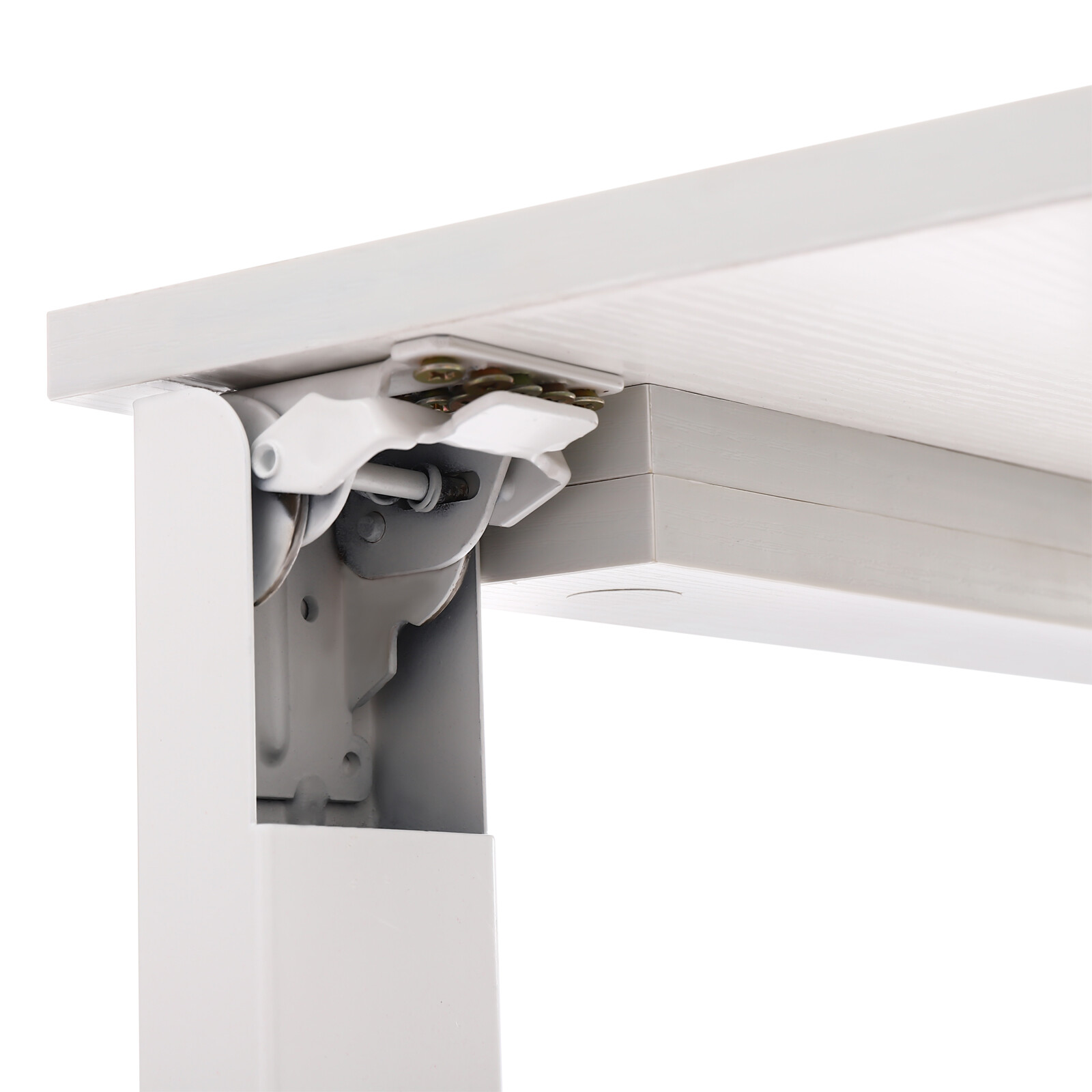 White Indoor Wall Mounted Wood Folding Table Folding Dining Table Load 60kg