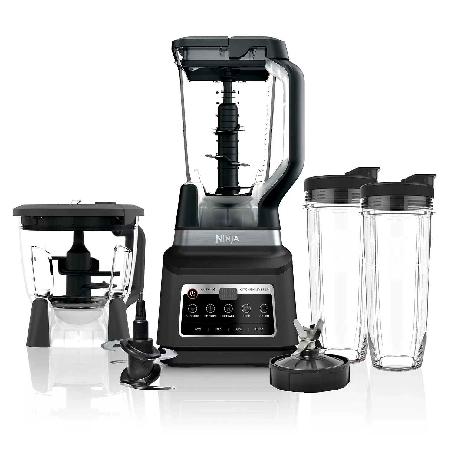 Ninja Professional Plus Kitchen System Blender and 8-Cup Food Processor with iQ