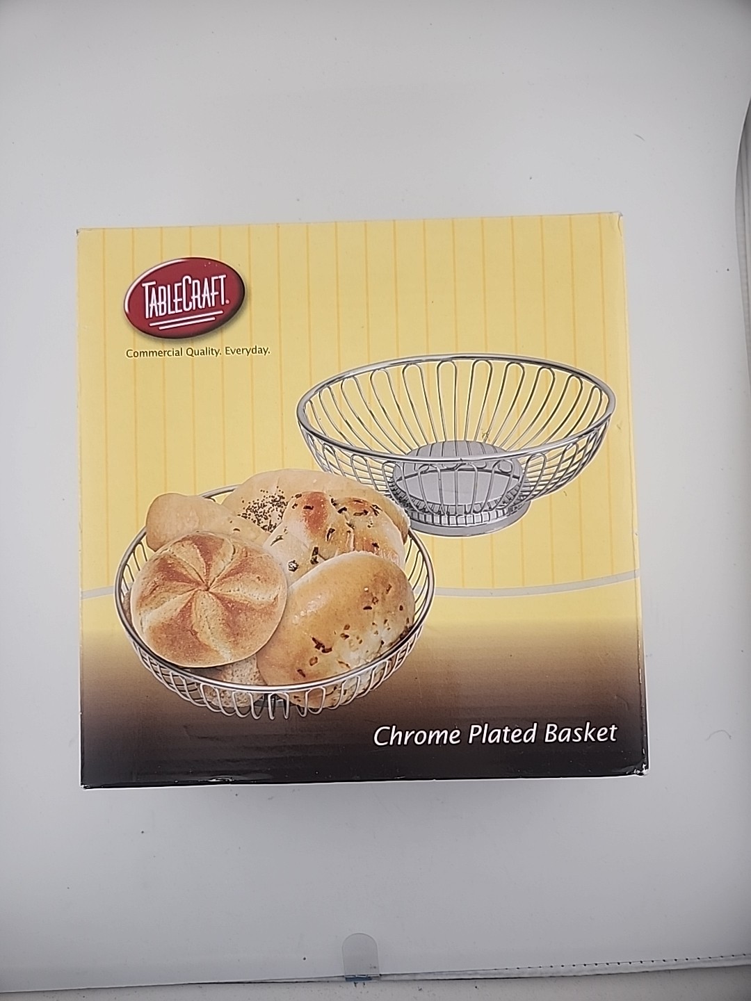 Table Craft Chrome Plated Basket #4171 Oval