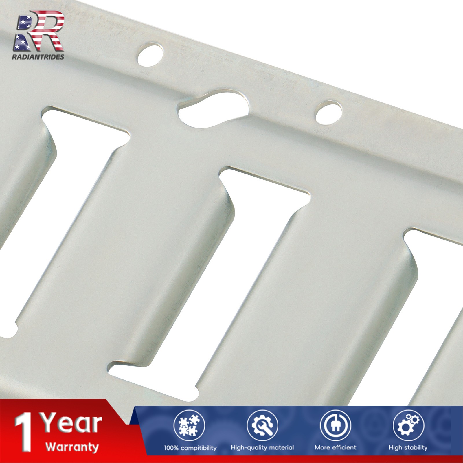 Horizontal Silver E Track Rails 4 Pack 4 Foot Fit For Enclosed Cargo Trailer