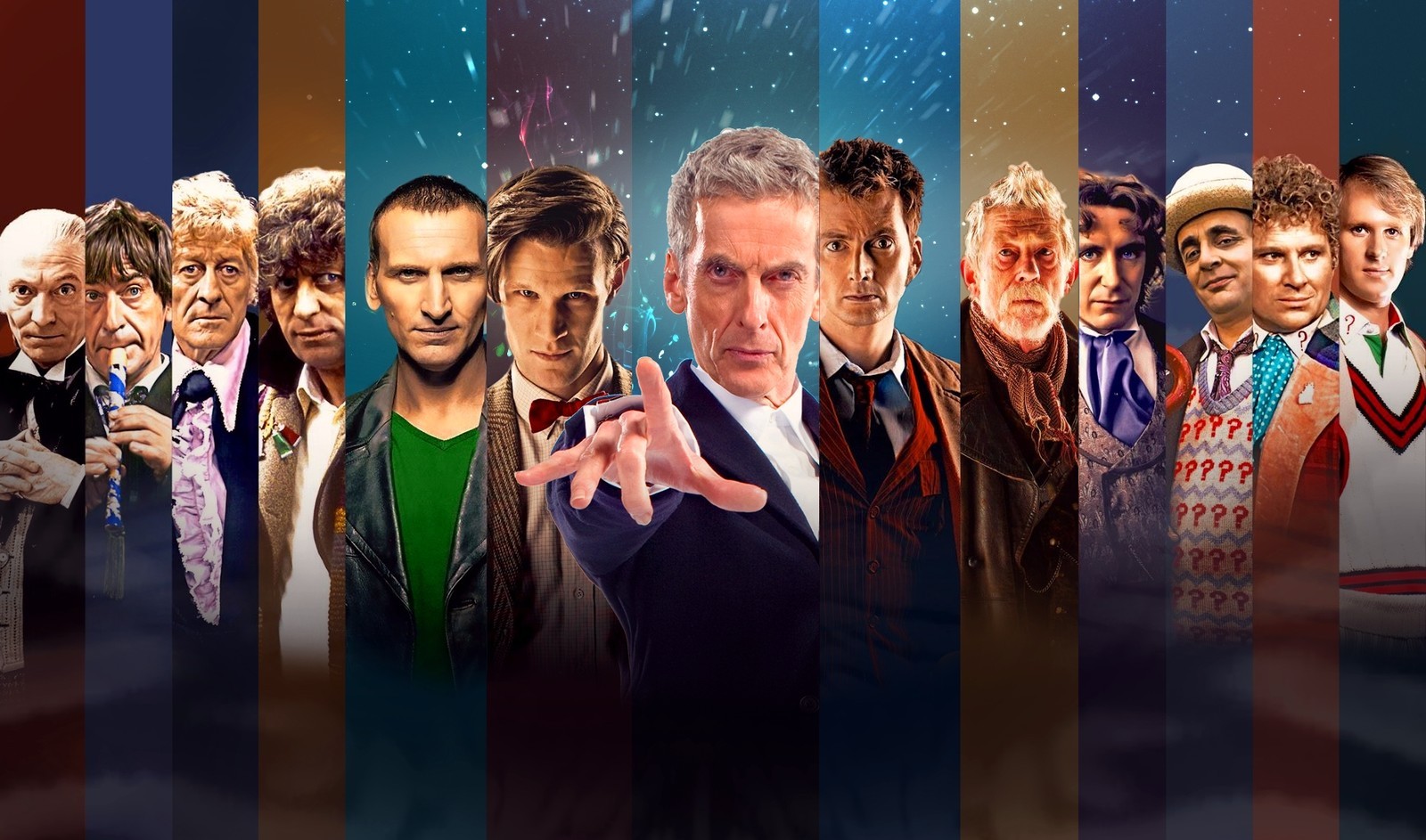 Doctor Who # 11 - 8 x 10 Tee Shirt Iron On Transfer all of the Doctors