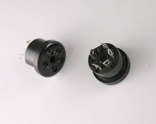 3x 5 Pin Octal Style Tube Relay Socket 78S5S Wire Pro Amphenol 78-S5S Type S