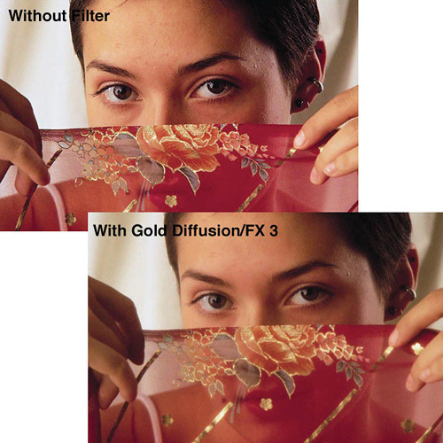 New Tiffen 49mm Gold Diffusion FX 1 Diffusion Filter MFR #49GDFX1