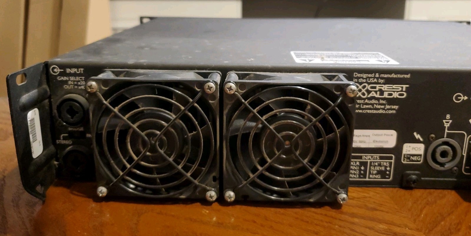 Crest Audio Pro 7200 2-Channel Power Amplifier Tested