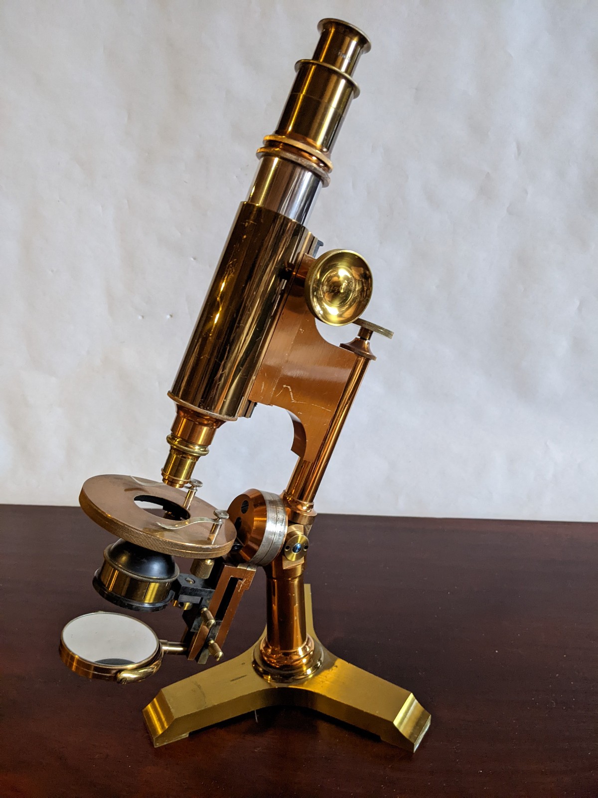 Antique Bausch & Lomb microscope, c. 1894